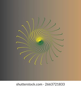 Diseño de mandala de hélice de gradiente para su negocio y Sitio web