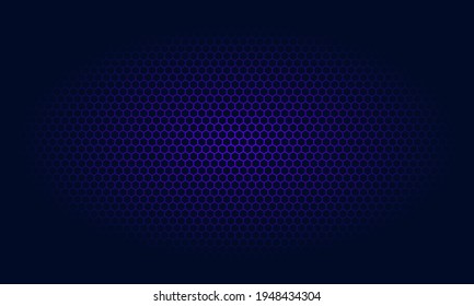 gradient hexagon background in dark color