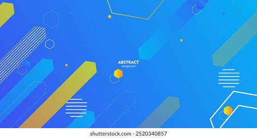 Fondo hexagonal degradado, lleno de colores. EPS 10