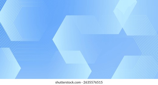 Gradient hexagonal background vector design in eps 10