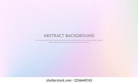 Gradient holographic background. Blurred texture effect. bright colored modern abstract graphic illustration