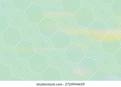 Plano de fundo de formas de favo de mel de gradiente. Abstrato hexágono formas mosaico padrão textura ilustração