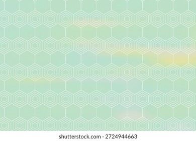 Farbverlauf Honigwabe Formen Hintergrund. Abstrakte Sechseck Formen Mosaik Muster Textur Illustration