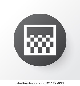 Gradient icon symbol. Premium quality isolated chessboard element in trendy style.