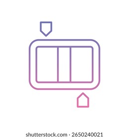 Gradient Icon vector stock illustration