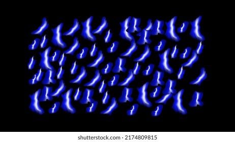 Gradient illustration with abstract pattern and color