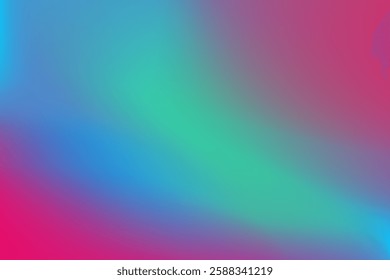 Gradient illustration showing smooth transitions between purple, blue, and green hues evoking calm and creativity.. sky. rainbow. modern design