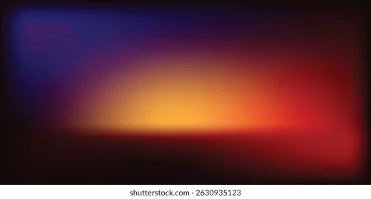 Gradient image combining red and blueand yellow hues, depicting abstract artistic concepts and color transition.