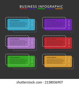 Gradient Infographic design with icons and 5 options or steps and scratch effect. infographics for business concept.