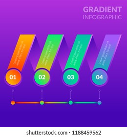 Gradient Infographic Element
