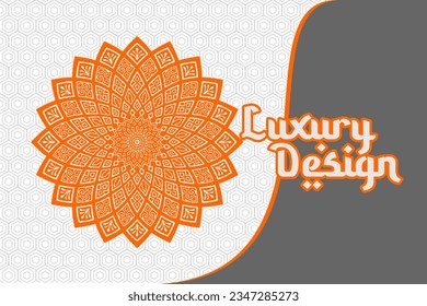 Gradient Islamic Pattern Background Free Vector
