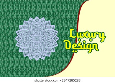 Gradient Islamic Pattern Background Free Vector