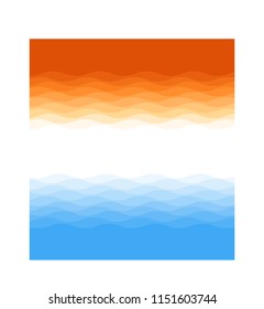 gradient land and sea