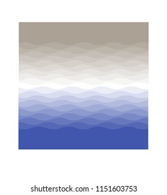 gradient land and sea