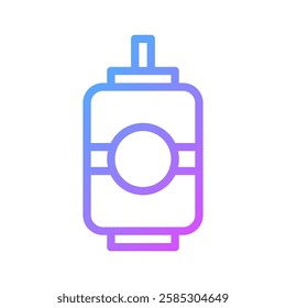 Gradient Lantern Icon for Chinese Celebration