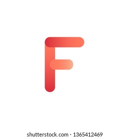 Gradient Letter F Logo