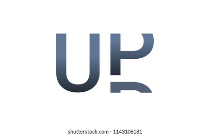 Gradient UP letter Logo