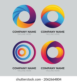 Farbverlauf-Brief mit Logo, moderne Business-Technologie