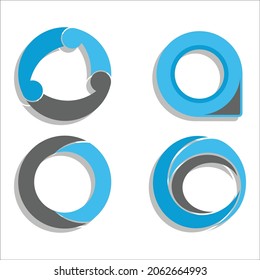 letra de degradado del logotipo tecnología empresarial moderna