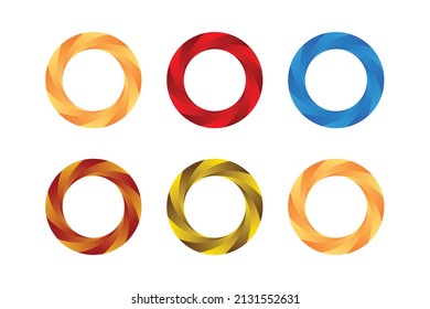  Gradient Letter O vector unusual bold rounded font set.