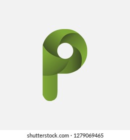 Gradient Letter P Logo