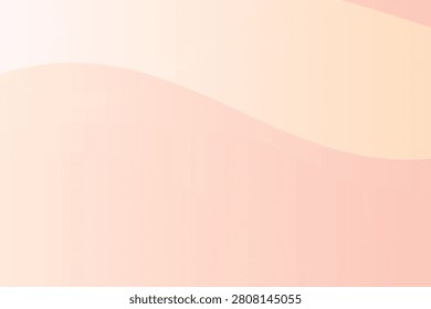Gradient light blue and warm yellow curved abstract waves lightblue