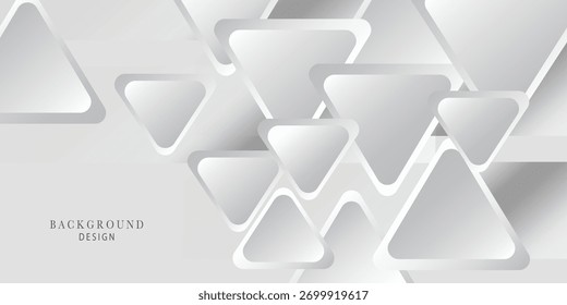 Fondo geométrico de color gris claro degradado