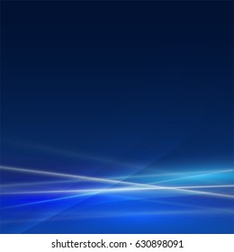 Gradient light on blue background  for business or technology presentation, vector illustration