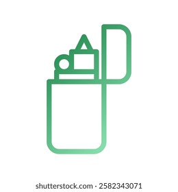 Gradient Lighter Outline Icon Graphic Design
