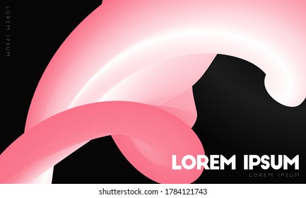 Gradient Lightred and pinky color flowing background.  for poster, background, landingpage, business card, banner.