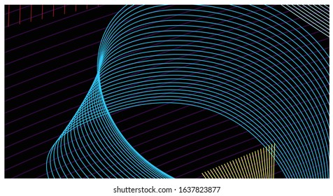 gradient line abstract color background