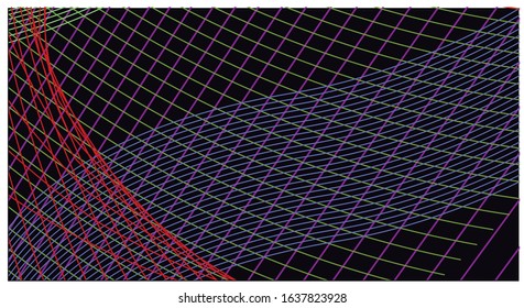 gradient line abstract color background