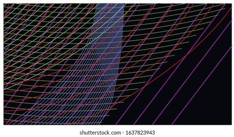 gradient line abstract color background