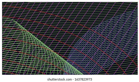gradient line abstract color background