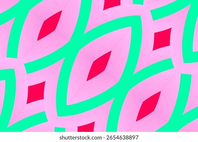 gradient line art pattern of indonesian culture traditional tenun batik ethnic dayak ornament	