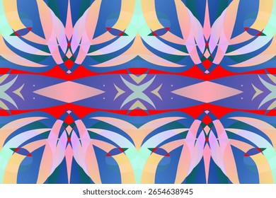 gradient line art pattern of indonesian culture traditional tenun batik ethnic dayak ornament	
