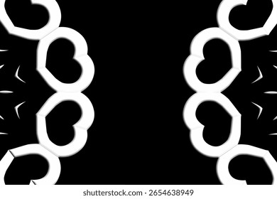 gradient line art pattern of indonesian culture traditional tenun batik ethnic dayak ornament	