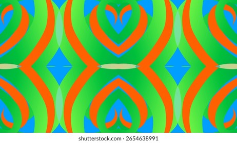 gradient line art pattern of indonesian culture traditional tenun batik ethnic dayak ornament	