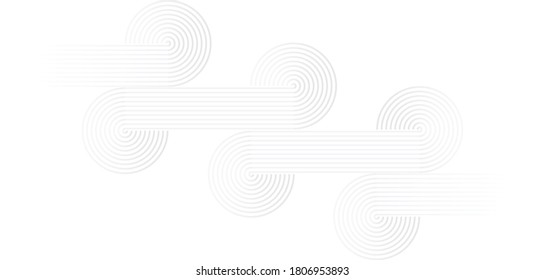 gradient line on white background