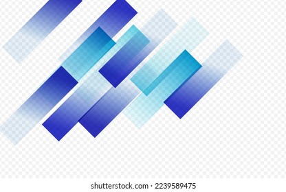 Gradient Line Vector Transparent Background. Blue Digital Stripe Texture. Elegant Shape Wallpaper. Tech Booklet.