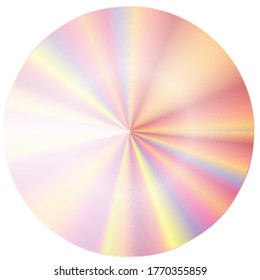 Gradient Lines in Circle Form . Spiral Vector Illustration .Technology round Logo . Design element . Abstract colorful Geometric shape . Striped border frame