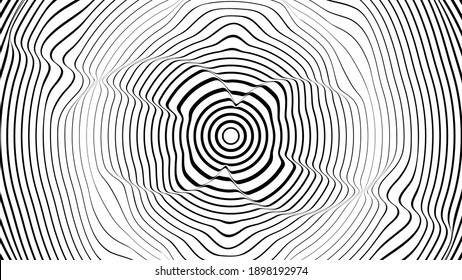 gradient Lines in Circle Form .  Vector Illustration . Abstract Geometric ,Striped colorful background