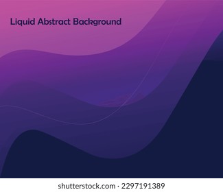 gradient liquid abstract background design. vector background design