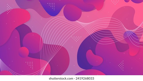 Gradient liquid abstract background vector design in eps 10