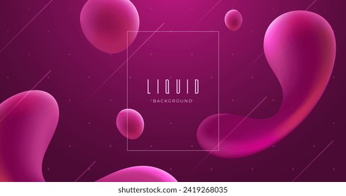 Gradient liquid abstract background vector design in eps 10