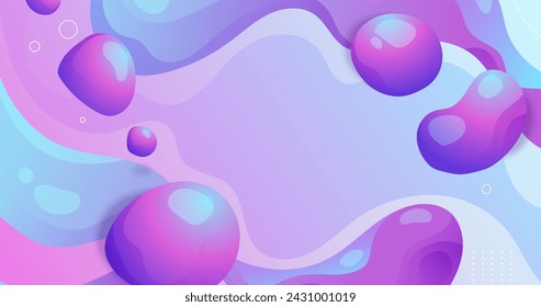 Gradient liquid abstract background vector design in eps 10