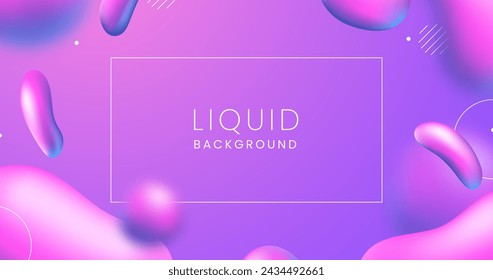 Gradient liquid abstract background vector design in eps 10