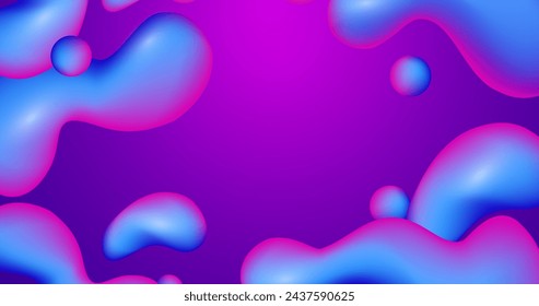 Gradient liquid abstract background vector design in eps 10
