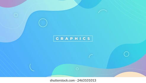 Gradient liquid abstract background vector design in eps 10