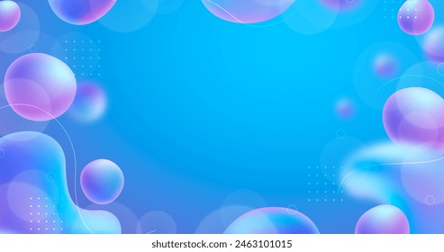 Gradient liquid abstract background vector design in eps 10